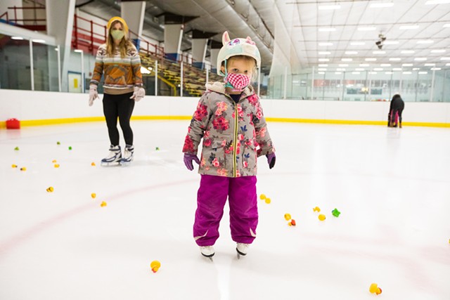 Destination Recreation: Itty-Bitty Public Ice-Skating at Leddy, Kids VT, Seven Days