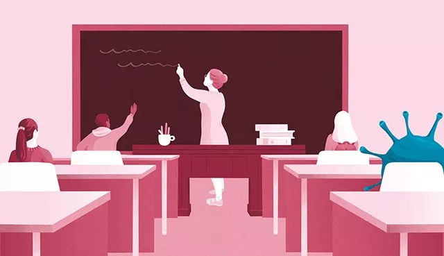 Schools Contend With Omicron Surge During First Week Back