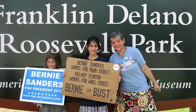 Hot for Bernie: Sanders Supporters March in Sweltering Philly