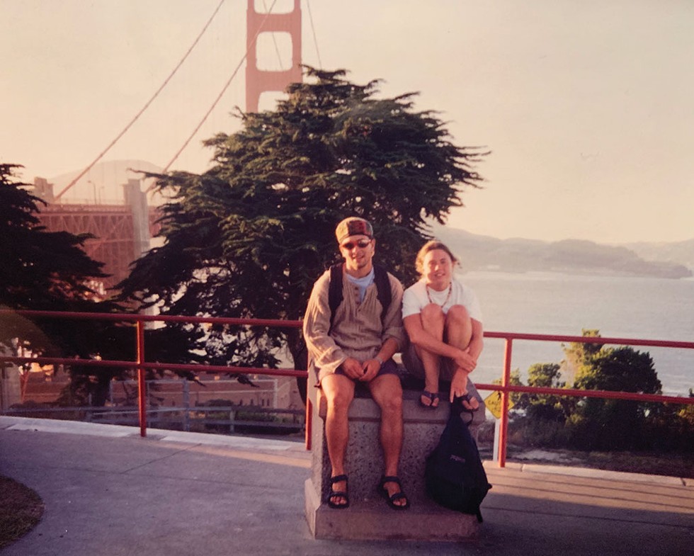 Frank Pace and Marnie Long in San Francisco in the summer of 1995 - COURTESY