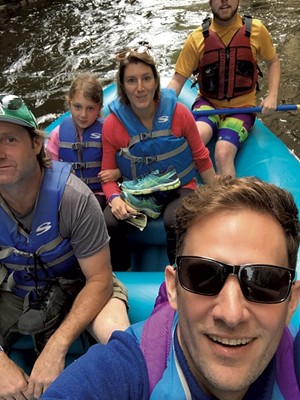 The Novak family rafting - JEFF NOVAK