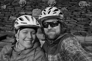 Sarah and Tristan celebrate bike riding and sunshine - TRISTAN VON DUNTZ