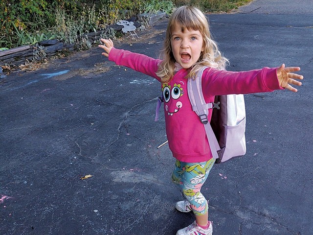 Millie's first day of preschool - COURTESY OF SHANNON PLANCK