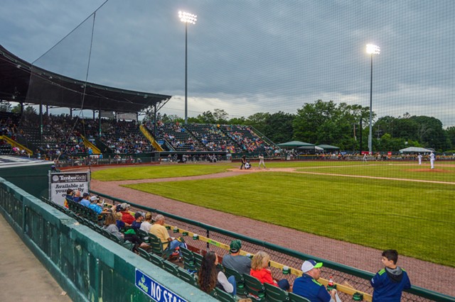 A game at Centennial Field - COURTESY OF THE VERMONT LAKE MONSTERS