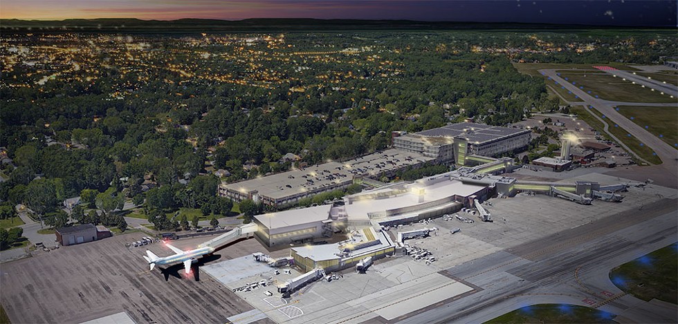A rendering of the completed TIP development at BTV - COURTESY