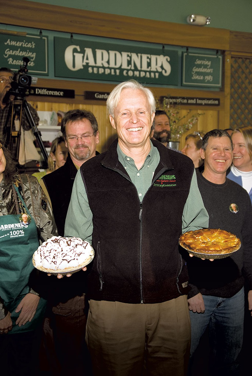 Will Raap in 2009 when Gardener's Supply became 100 percent employee-owned - COURTESY