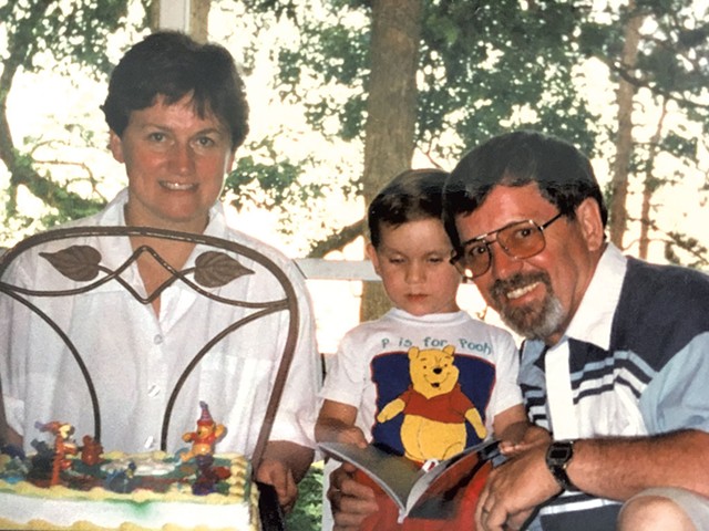 From left: Nancy, Thomas and Mark Eldridge - COURTESY