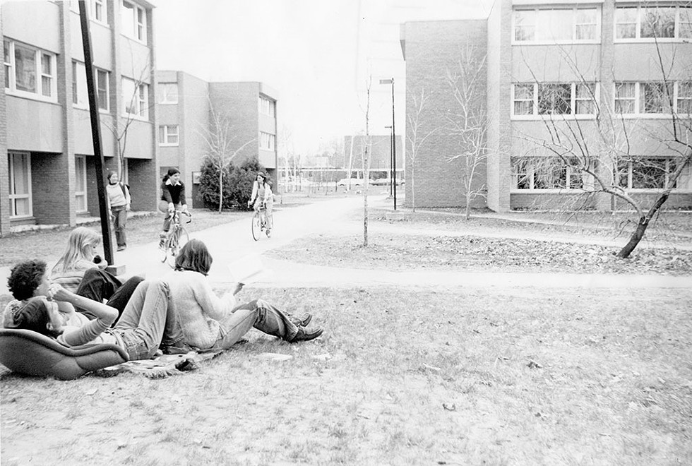 Trinity students in the 1970s - COURTESY OF UNIVERSITY OF VERMONT SPECIAL COLLECTIONS