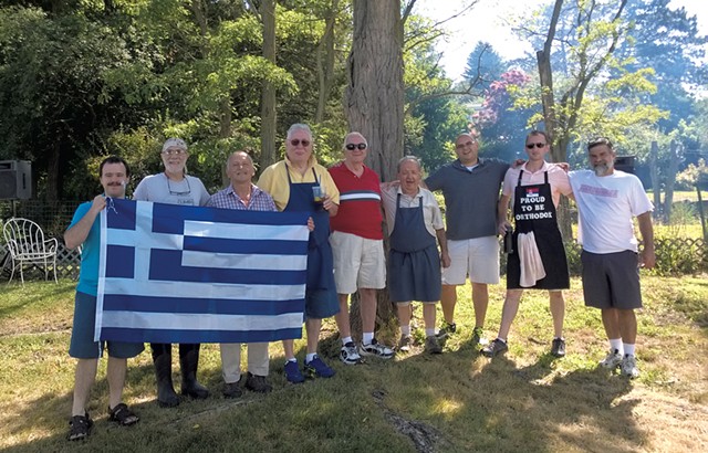 Volunteer Greek dinner team in 2018 - COURTESY
