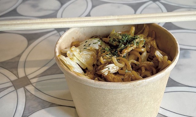 Kaiju Kitchen's yakisoba noodles - COURTESY