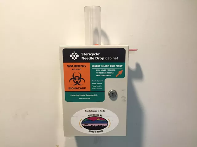 Burlington to Install More Needle-Disposal Boxes