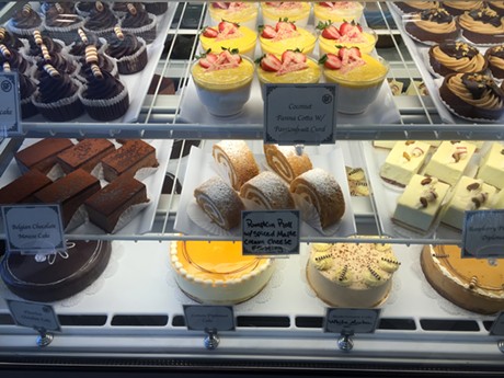 Pastry case at Chef's Corner in Williston - SALLY POLLAK ©️ SEVEN DAYS
