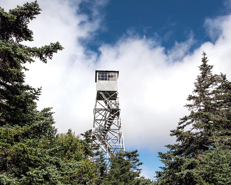 Fire tower at Stratton Mountain - COURTESY OF ALI KAUKAS