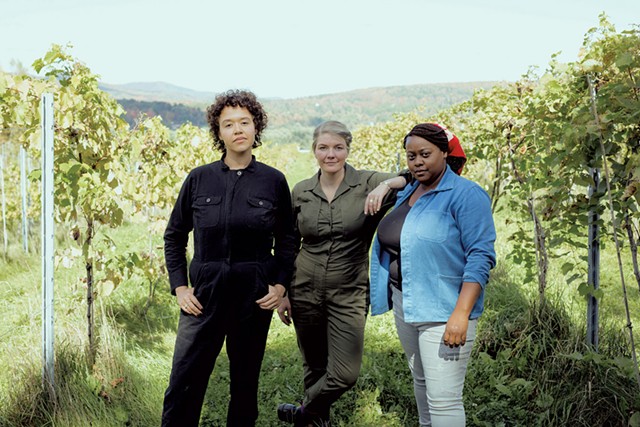 From left: Justine Belle Lambright, Grace Meyer and Kathline Chery - COURTESY OF JACQUELYN POTTER