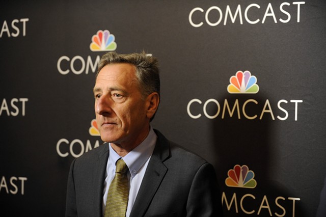 Gov. Peter Shumlin in March 2015. Comcast has donated thousands of dollars to Shumlin and the Vermont Democratic Party. - FILE: JEB WALLACE-BRODEUR