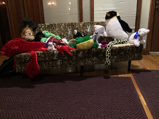 "Stuffed Animal Therapy Couch" by Stella Marrs - RACHEL JONES