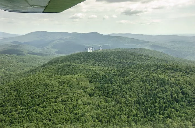 The Green Mountain Forest area, near an existing Searsburg wind project, where a 15-turbine project is planned. - COURTESY VERMONTERS FOR A CLEAN ENVIRONMENT