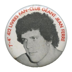 Giant Jean Ferre souvenir pin - MAIN EVENT COLLECTIBLES