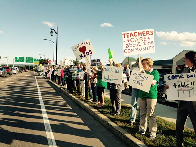 Burlington Teachers Vote to Strike if Next Negotiating Session Fails