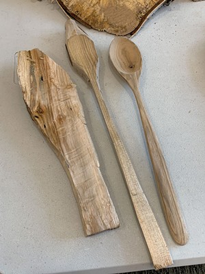 Three phases of a wooden spoon - MELISSA PASANEN