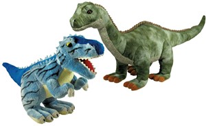 Cuddle Zoo plush dinosaurs, $3.95 to $29.95, depending on size; available at Buttered Noodles, Homeport, Shelburne Supermarket and Kidstructive Fun at the Burlington Town Center