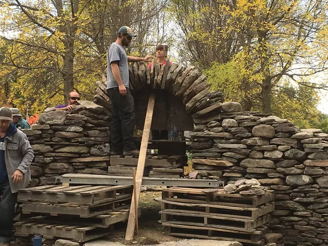 A Wall for the Ages in Burlington's Intervale