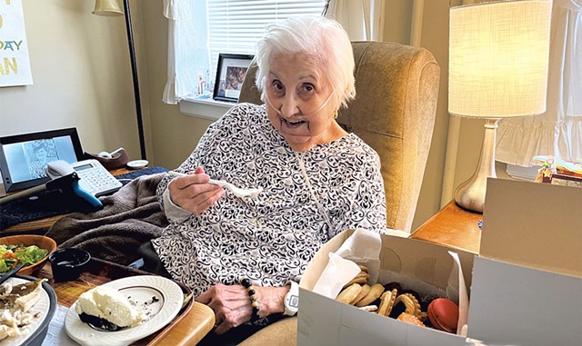 Fran Villemaire a week before she turns 103 - PAULA ROUTLY