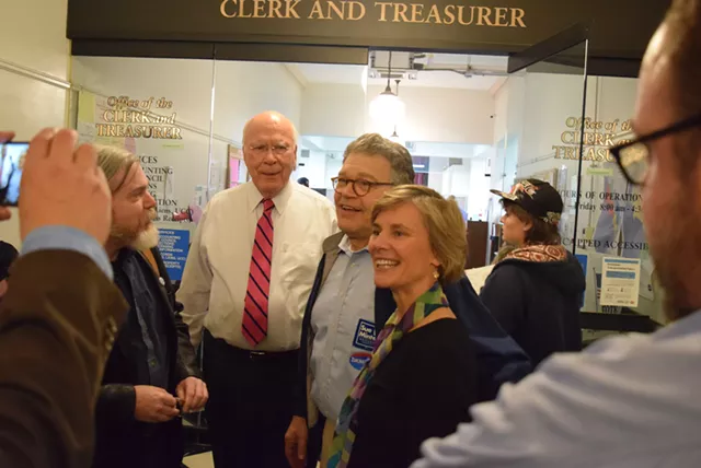 Al Franken Stumps in Burlington for Vermont Democrats