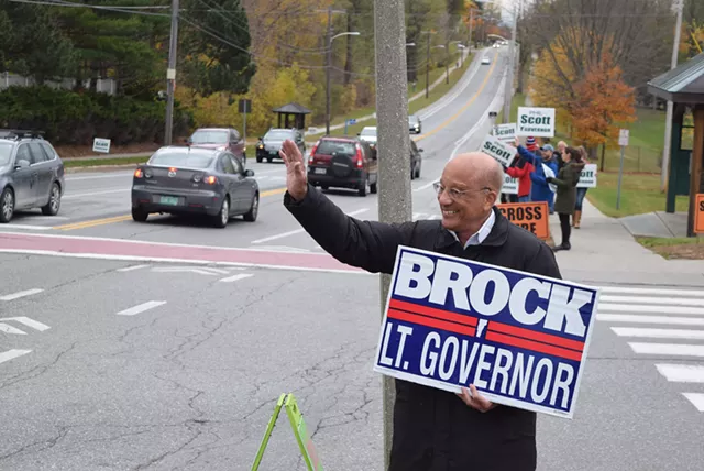 Scott, Brock Make Final Campaign Push in Chittenden County