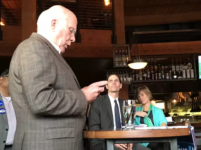 In Winooski, Leahy Draws Cheers Reading New Comey Letter Clearing Clinton
