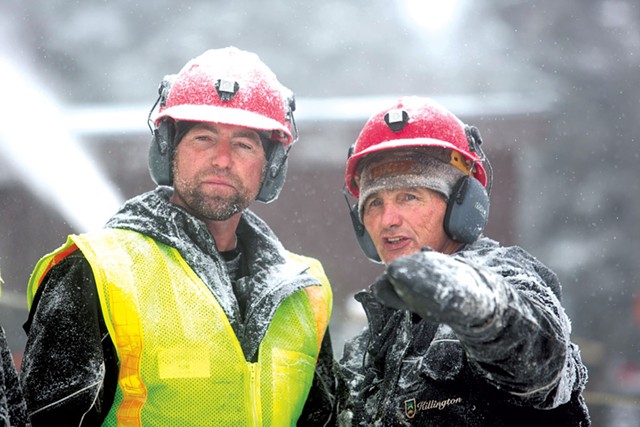 Snowmakers at Killington - COURTESY OF CHANDLER BURGESS
