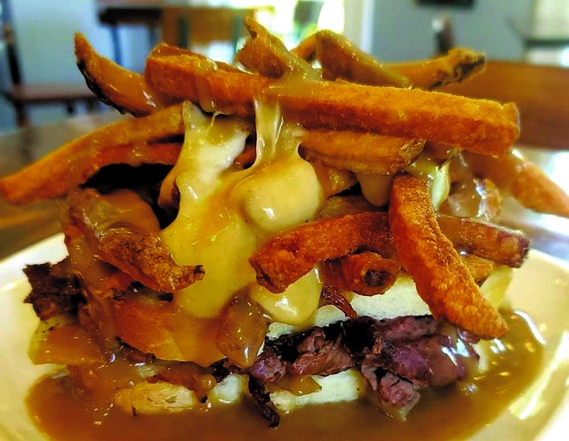 Poutine grilled cheese at the Meltdown - COURTESY OF SEAN HOOD PHOTOGRAPHY