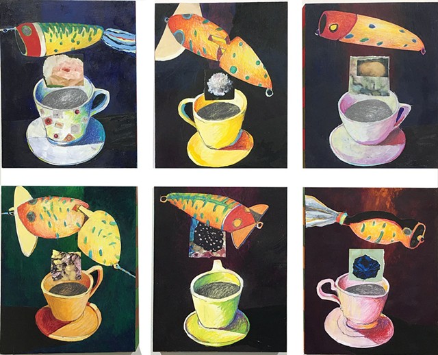 "Drones Over Coffee #6-11" by Arthur Schaller - COURTESY