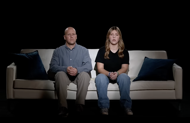 Travis and Blake Allen in a promotional video for Alliance Defending Freedom - SCREENSHOT