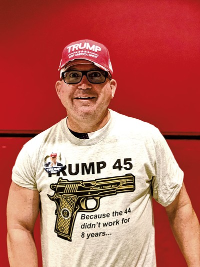 A Trump supporter photographed by Sharlet - COURTESY OF JEFF SHARLET