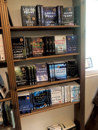 Louise Penny titles at Brome Lake Books - ANGELA SIMPSON