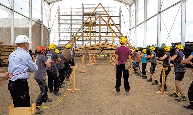 Work crews rebuilding Notre-Dame cathedral - COURTESY OF DAVID BORDES