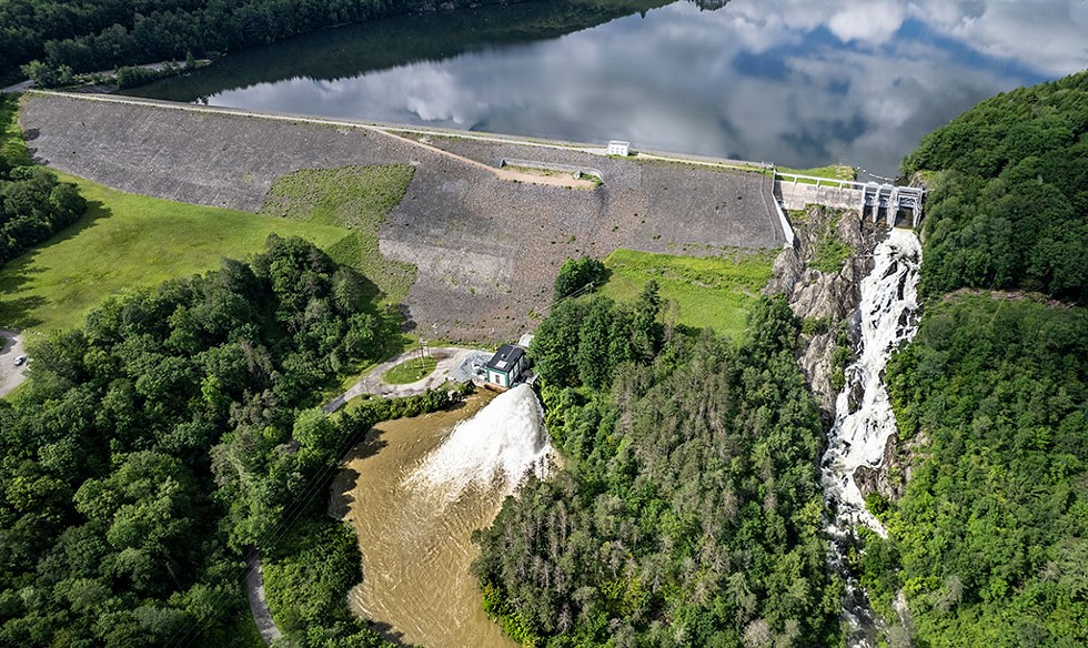 Waterbury Dam and Reservoir on July 16 - JAMES BUCK