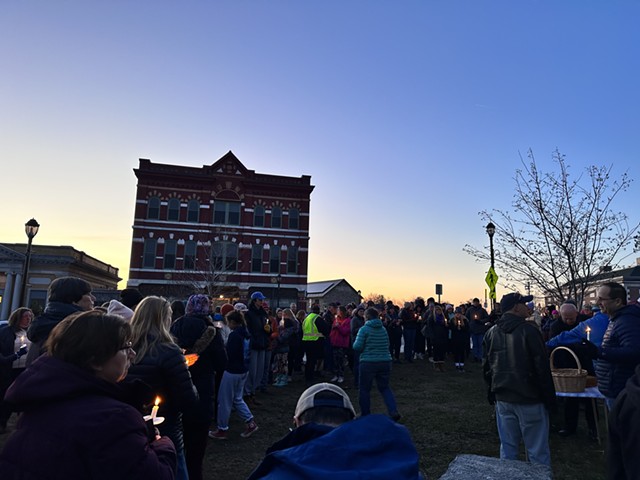 A community vigil for Rebecca-Lynn Ball on April 2 - ALISON NOVAK