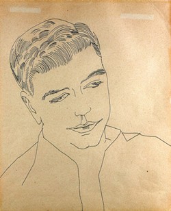 "Untitiled (Portrait of a Young Man)" by Andy Warhol
