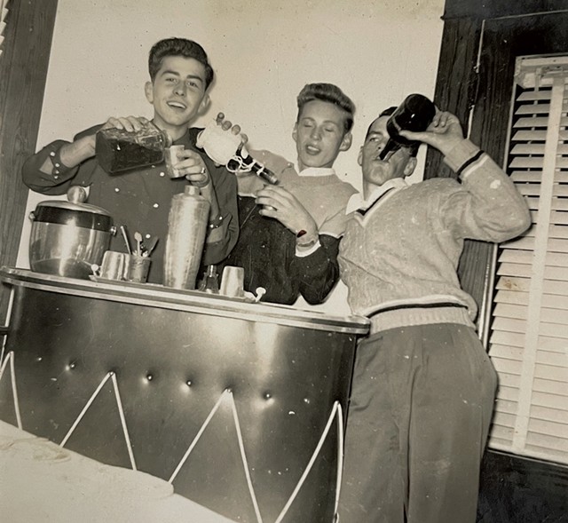 From left: John Duff, Paul Scheer and John Adams mugging for the camera - COURTESY OF JOAN BUGBEE BOARDMAN