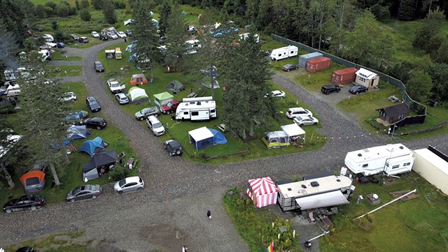The campground during one of the summer events - COURTESY OF SKIP POTTER