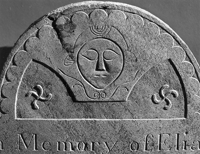 Eliab Burk's 1804 gravestone in Westminster - COURTESY OF AMERICAN ANTIQUARIAN SOCIETY
