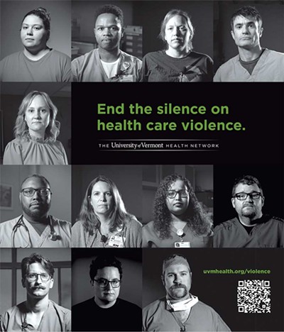 One of the UVM Health Network ads - COURTESY