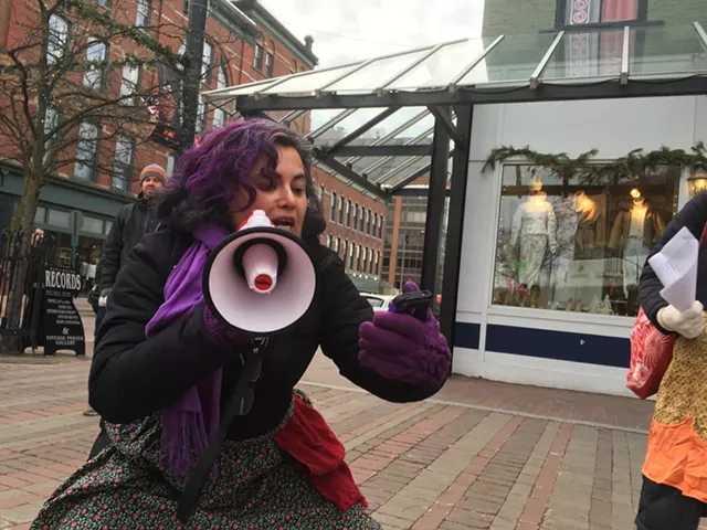 Don't Panic: In Advance of Trump Inauguration, Burlington Activists Perform Hysteria