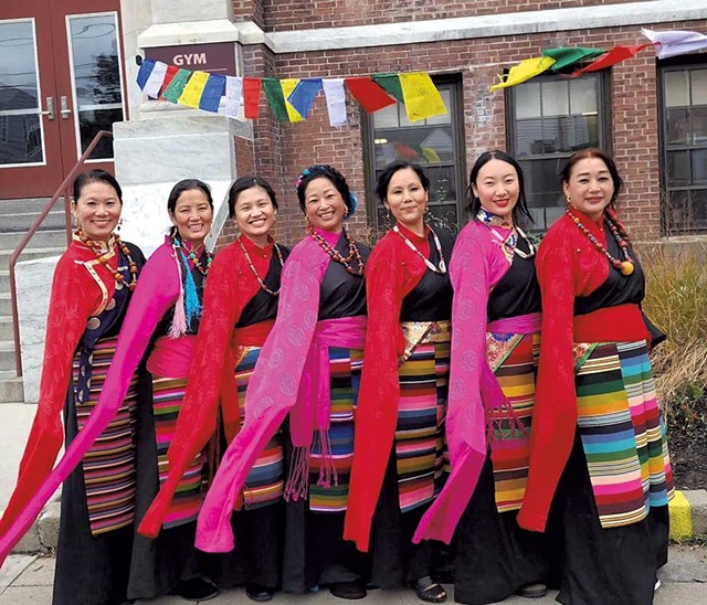 Women at the Tibetan Festival - COURTESY OF TSERING YANGKYI CUMMINGS