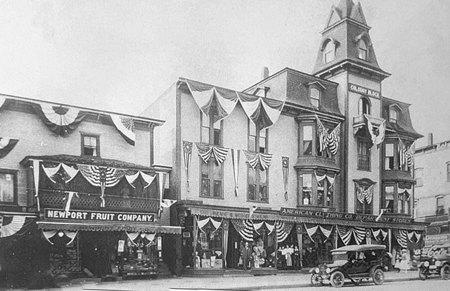 American Clothing in Newport, the Needleman family's first store - COURTESY