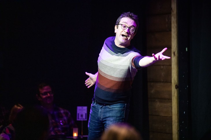 Tobin Mollett at Vermont Comedy Club in December - FILE: LUKE AWTRY