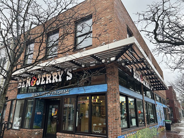 Ben & Jerry's shop on Church Street in Burlington - MATTHEW ROY ©️ SEVEN DAYS