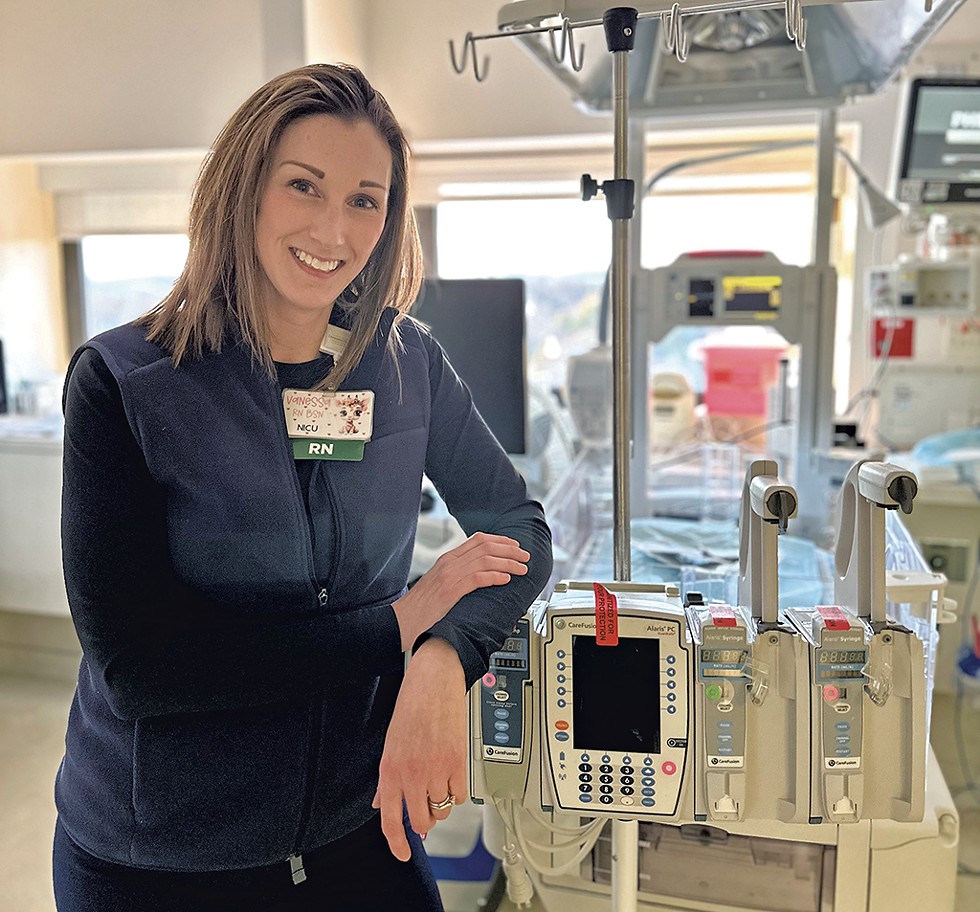 Vanessa Defayette, neonatal ICU traveling nurse, Burlington - COURTESY